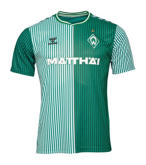 hummel Werder Bremen 23/24 Home Jersey S/S Trikot grün ...